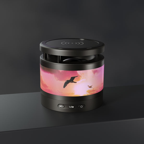 Metal Bluetooth Speaker and Wireless Charging Pad