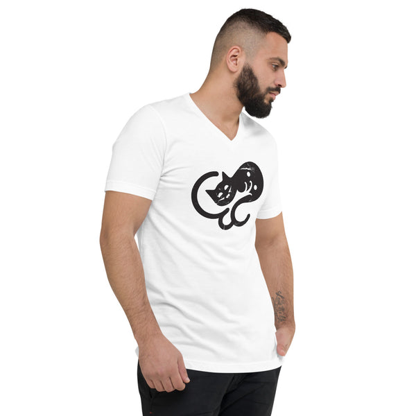 Unisex Short Sleeve V-Neck T-Shirt